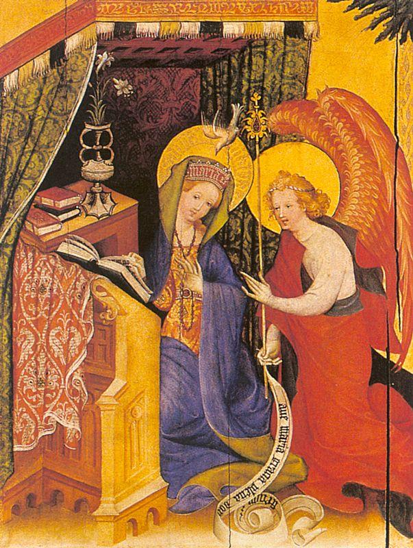 Konrad of Soest Annunciation oil painting picture